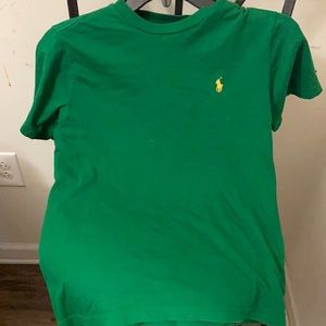 Green polo tee